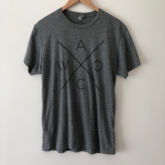 Tops - WACO Texas Magnolia Grey Graphic Tshirt